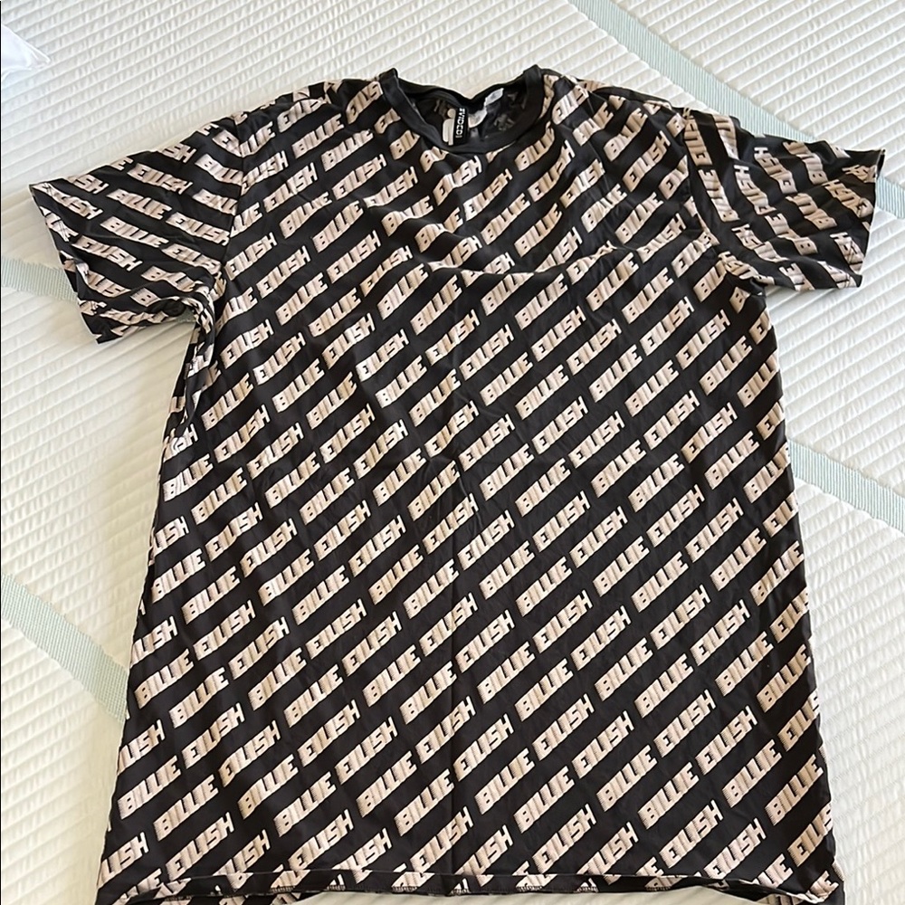 Billie Eilish Black and Tan Graphic T-Shirt